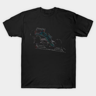 formula one, formula car colored T-Shirt